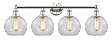 Bathroom Fixtures Four Lights by Innovations ( 405 | 616-4W-PN-G122-8 Edison ) 