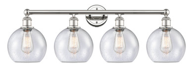 Bathroom Fixtures Four Lights by Innovations ( 405 | 616-4W-PN-G124-8 Edison ) 