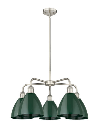Mid. Chandeliers Glass Down by Innovations ( 405 | 516-5CR-SN-MBD-75-GR Ballston ) 