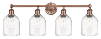 Bathroom Fixtures Four Lights by Innovations ( 405 | 616-4W-AC-G558-6CL Edison ) 