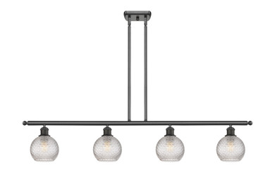 Linear/Island 4 Light + by Innovations ( 405 | 516-4I-OB-G122C-6CL Ballston ) 