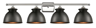 Bathroom Fixtures Four Lights by Innovations ( 405 | 516-4W-PN-M14-BK Ballston ) 