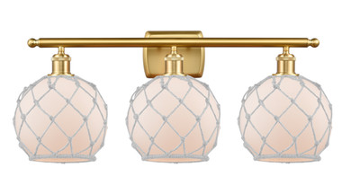 Bathroom Fixtures Three Lights by Innovations ( 405 | 516-3W-SG-G121-8RW Ballston ) 