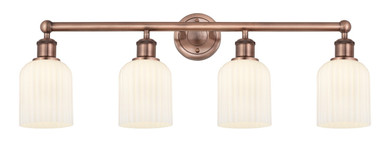 Bathroom Fixtures Four Lights by Innovations ( 405 | 616-4W-AC-G559-5GWH Edison ) 