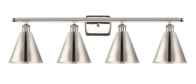 Bathroom Fixtures Four Lights by Innovations ( 405 | 516-4W-PN-MBC-8-PN-LED Ballston ) 