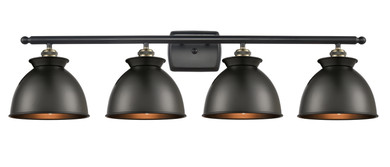 Bathroom Fixtures Four Lights by Innovations ( 405 | 516-4W-BAB-M14-BK-LED Ballston ) 