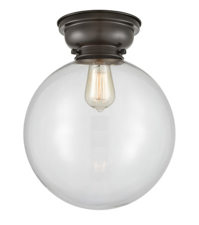 Flush Mounts Glass Down by Innovations ( 405 | 623-1F-OB-G202-12-LED Franklin Restoration ) 