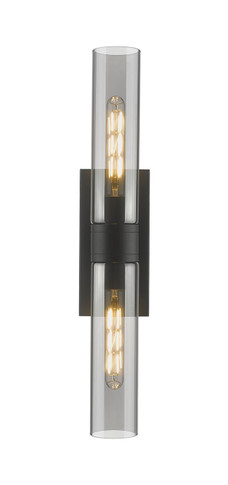 Bathroom Fixtures Cylindrical / Linear by Innovations ( 405 | 617-2W-BK-G617-11SM Downtown Urban ) 