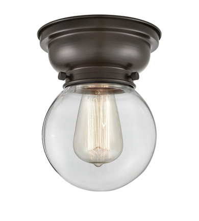 Flush Mounts Glass Down by Innovations ( 405 | 623-1F-OB-G202-6-LED Franklin Restoration ) 