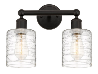 Bathroom Fixtures Two Lights by Innovations ( 405 | 616-2W-OB-G1113 Edison ) 