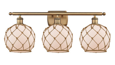 Bathroom Fixtures Three Lights by Innovations ( 405 | 516-3W-BB-G121-8RB Ballston ) 