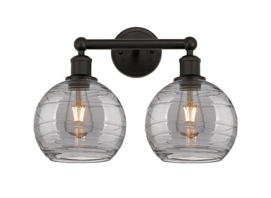 Bathroom Fixtures Two Lights by Innovations ( 405 | 616-2W-OB-G1213-8SM Edison ) 