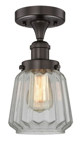 Semi-Flush Mts. Glass Down by Innovations ( 405 | 616-1F-OB-G142 Edison ) 