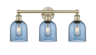 Bathroom Fixtures Three Lights by Innovations ( 405 | 616-3W-AB-G558-6BL Edison ) 