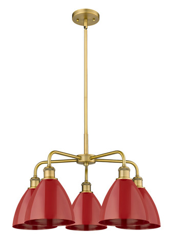 Mid. Chandeliers Metal Shade by Innovations ( 405 | 516-5CR-BB-MBD-75-RD Ballston ) 