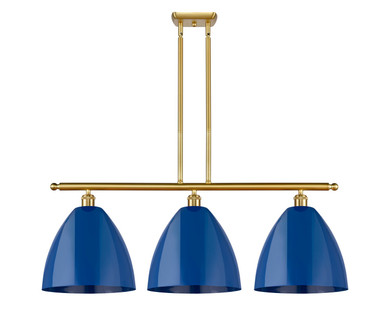 Linear/Island 3 Light Bar by Innovations ( 405 | 516-3I-SG-MBD-12-BL Ballston ) 