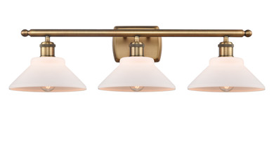 Bathroom Fixtures Three Lights by Innovations ( 405 | 516-3W-BB-G131 Ballston ) 