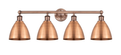 Bathroom Fixtures Four Lights by Innovations ( 405 | 616-4W-AC-MBD-75-AC Edison ) 
