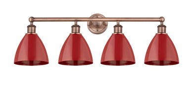 Bathroom Fixtures Four Lights by Innovations ( 405 | 616-4W-AC-MBD-75-RD Edison ) 
