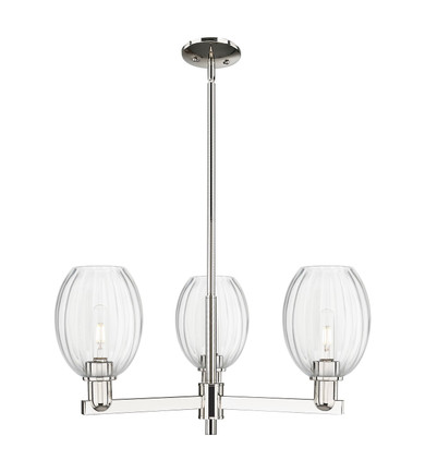 Mid. Chandeliers Glass Up by Innovations ( 405 | 716-3CR-PN-G459-6CL Arcadia ) 