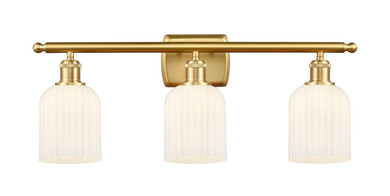 Bathroom Fixtures Three Lights by Innovations ( 405 | 516-3W-SG-G559-5GWH Ballston ) 