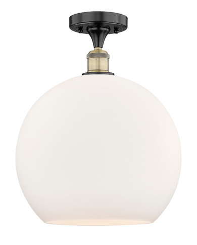 Semi-Flush Mts. Glass Down by Innovations ( 405 | 616-1F-BAB-G121-14 Edison ) 