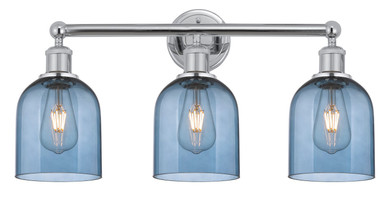 Bathroom Fixtures Three Lights by Innovations ( 405 | 616-3W-PC-G558-6BL Edison ) 