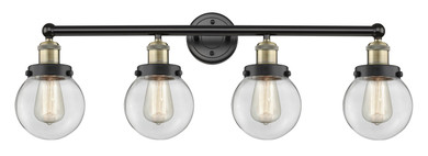 Bathroom Fixtures Four Lights by Innovations ( 405 | 616-4W-BAB-G202-6 Edison ) 