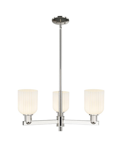 Mid. Chandeliers Glass Up by Innovations ( 405 | 716-3CR-PN-G559-5GWH Arcadia ) 