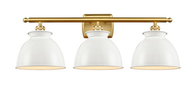 Bathroom Fixtures Three Lights by Innovations ( 405 | 516-3W-SG-M14-W Ballston ) 