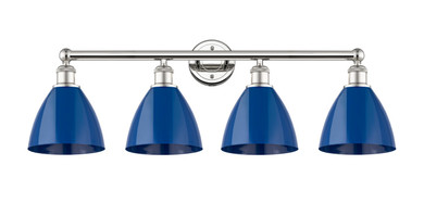 Bathroom Fixtures Four Lights by Innovations ( 405 | 616-4W-PN-MBD-75-BL Edison ) 
