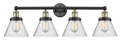 Bathroom Fixtures Four Lights by Innovations ( 405 | 616-4W-BAB-G44 Edison ) 
