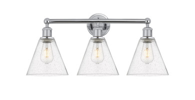 Bathroom Fixtures Three Lights by Innovations ( 405 | 616-3W-PC-GBC-84 Edison ) 