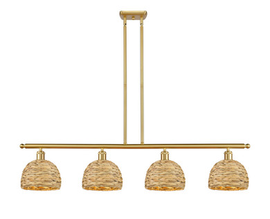 Linear/Island 4 Light + by Innovations ( 405 | 516-4I-SG-RBD-8-NAT Ballston ) 