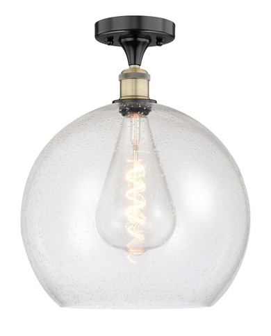 Semi-Flush Mts. Glass Down by Innovations ( 405 | 616-1F-BAB-G124-14 Edison ) 