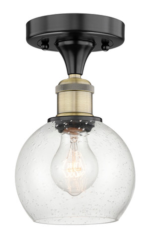 Semi-Flush Mts. Glass Down by Innovations ( 405 | 616-1F-BAB-G124-6 Edison ) 