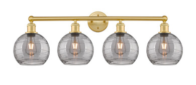 Bathroom Fixtures Four Lights by Innovations ( 405 | 616-4W-SG-G1213-8SM Edison ) 