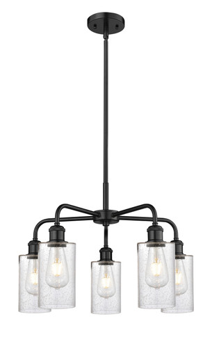 Mid. Chandeliers Glass Down by Innovations ( 405 | 516-5CR-BK-G804 Ballston ) 