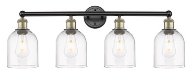 Bathroom Fixtures Four Lights by Innovations ( 405 | 616-4W-BAB-G558-6CL Edison ) 