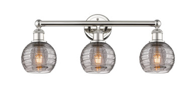 Bathroom Fixtures Three Lights by Innovations ( 405 | 616-3W-PN-G1213-6SM Edison ) 