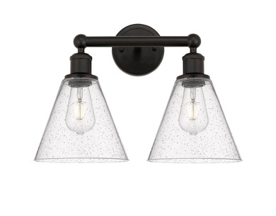 Bathroom Fixtures Two Lights by Innovations ( 405 | 616-2W-OB-GBC-84 Edison ) 