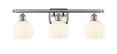 Bathroom Fixtures Three Lights by Innovations ( 405 | 516-3W-SN-G1217-6WV Ballston ) 