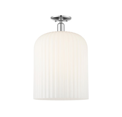 Semi-Flush Mts. Glass Down by Innovations ( 405 | 716-1C-PC-G559-12GWH Arcadia ) 