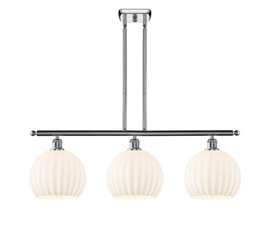 Linear/Island 3 Light Bar by Innovations ( 405 | 516-3I-PC-G1217-10WV Ballston ) 