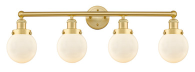 Bathroom Fixtures Four Lights by Innovations ( 405 | 616-4W-SG-G201-6 Edison ) 