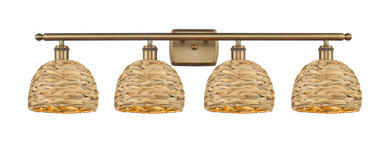 Bathroom Fixtures Four Lights by Innovations ( 405 | 516-4W-BB-RBD-8-NAT Ballston ) 