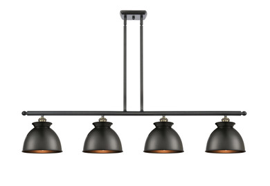 Linear/Island 4 Light + by Innovations ( 405 | 516-4I-BAB-M14-BK-LED Ballston ) 