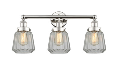 Bathroom Fixtures Three Lights by Innovations ( 405 | 616-3W-PN-G142 Edison ) 