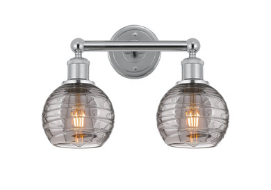 Bathroom Fixtures Two Lights by Innovations ( 405 | 616-2W-PC-G1213-6SM Edison ) 