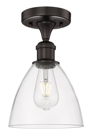 Semi-Flush Mts. Glass Down by Innovations ( 405 | 616-1F-OB-GBD-752 Edison ) 